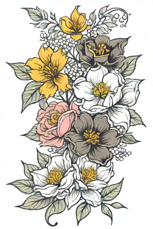 May November And July Birth Flower