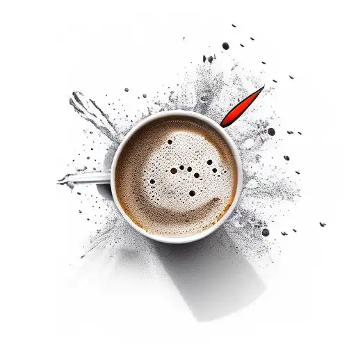 A Bullet Transforming Into A Coffee Cup