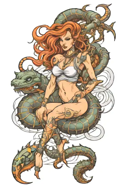Scorpio Woman Morph Fantasy