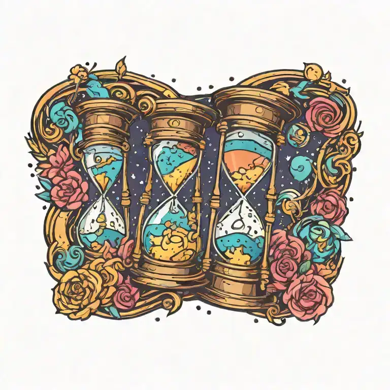 Hourglass Filled Galaxy