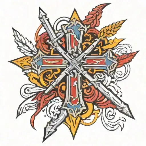 Saint Andrew's Cross Incorporated Morningstar Wing 3D