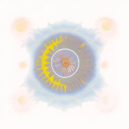 Pinoy Sun With Taal Volcano Under It