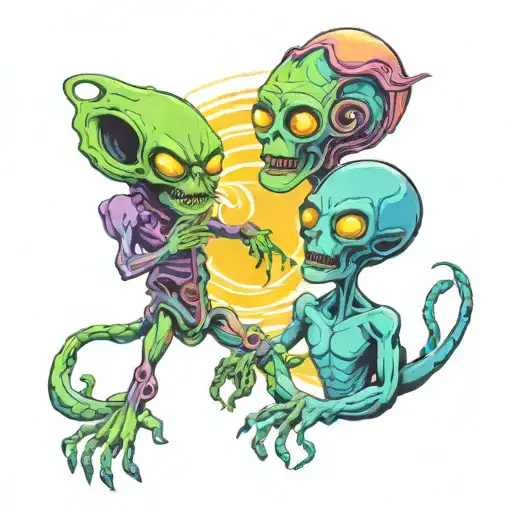 A Psychedelic Alien Encounter With Beings From Another Dimension