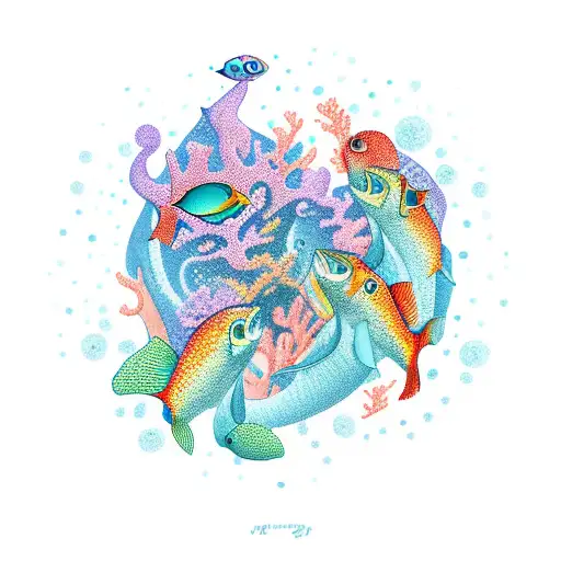 Ocean Family Colourful