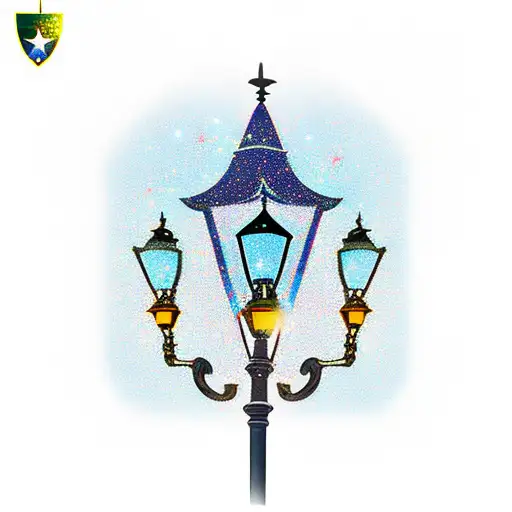 Street Lamp With Star