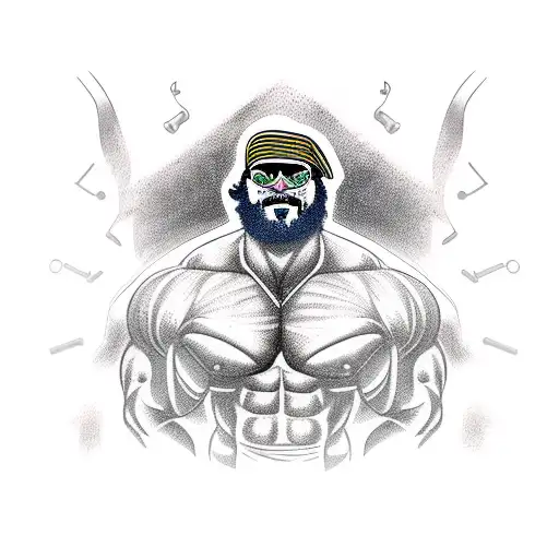 Bodybuilder Pirate