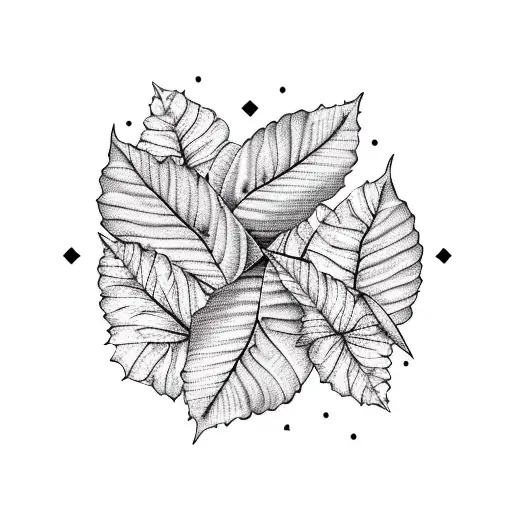 Triqueta In A Circle With Leaves