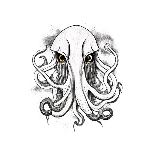 Giant Evil Squid Lovecraft