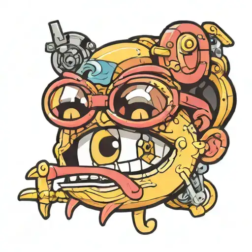 Meg Griffin Cyclops Cartoon Style