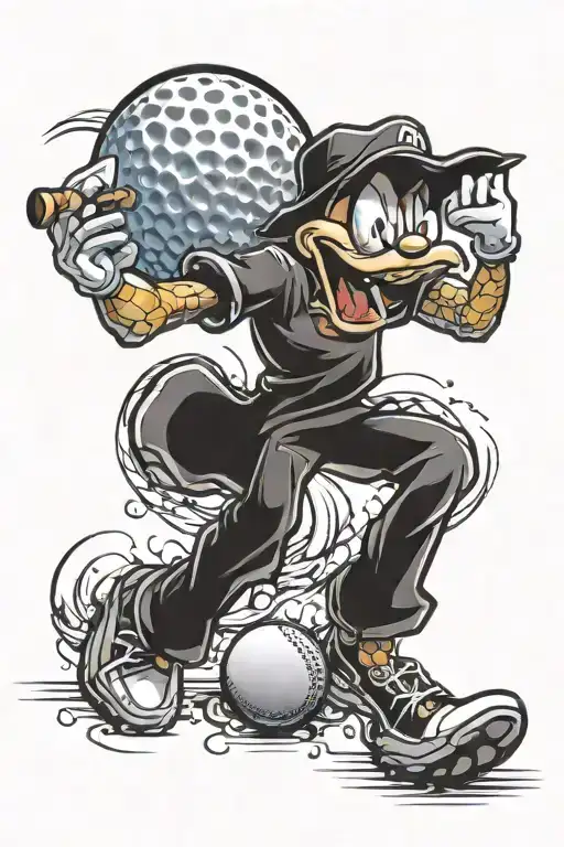 Goofy Golf Ball Morphing