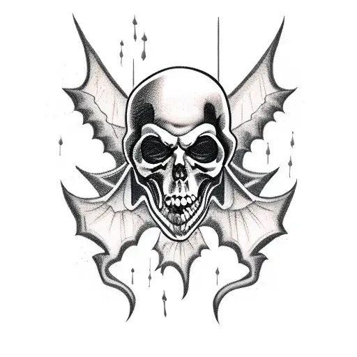 Grim Reaper With Bats