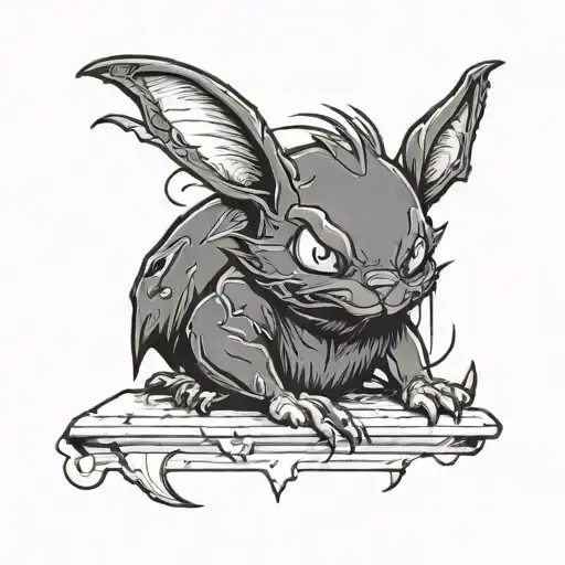 Bat Like Bunny Creature