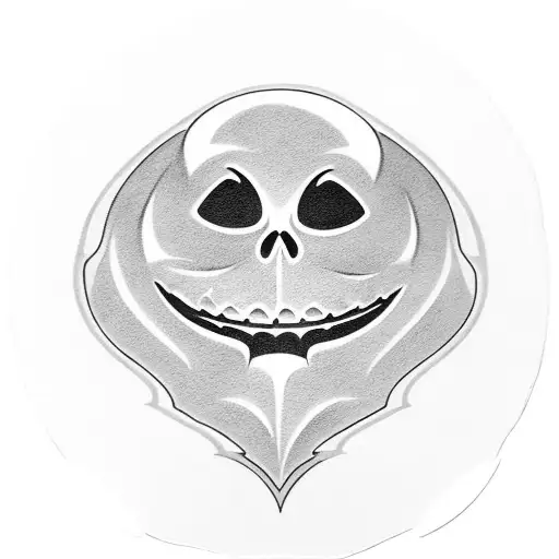 Ouija Planchette With Ghost Inside Circle