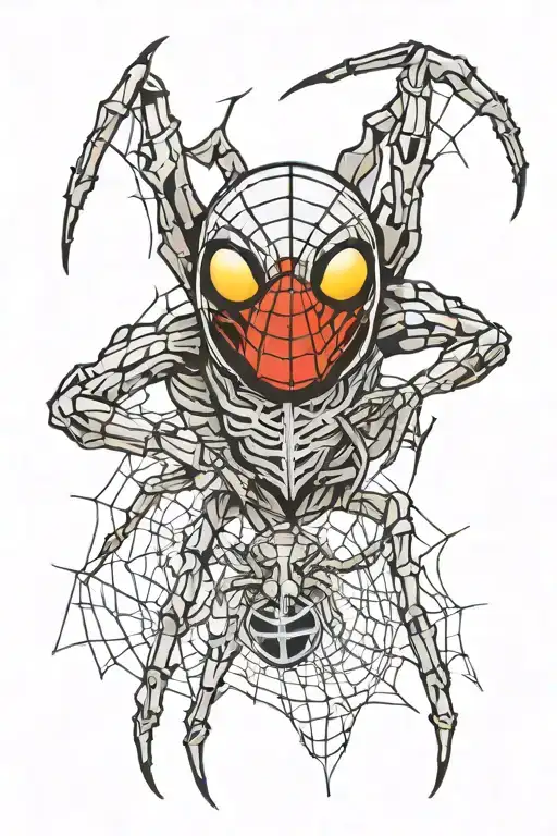 Spider With The Slipknot Logo Combined