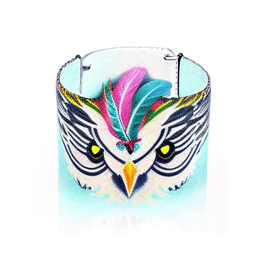 Owl And Feather Bracelet