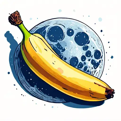 Banana That Looks Like A Moon