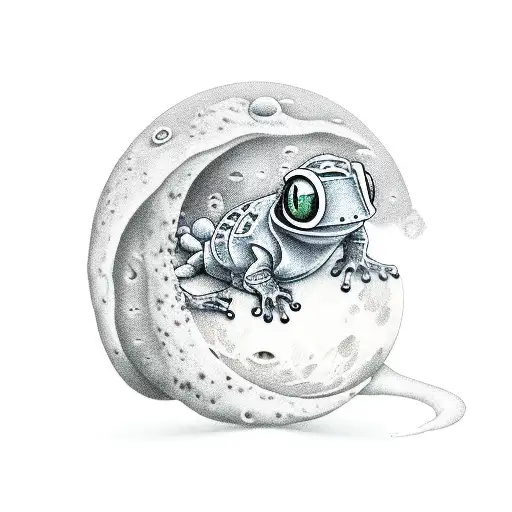 Moon Mushroom Ninja Frog