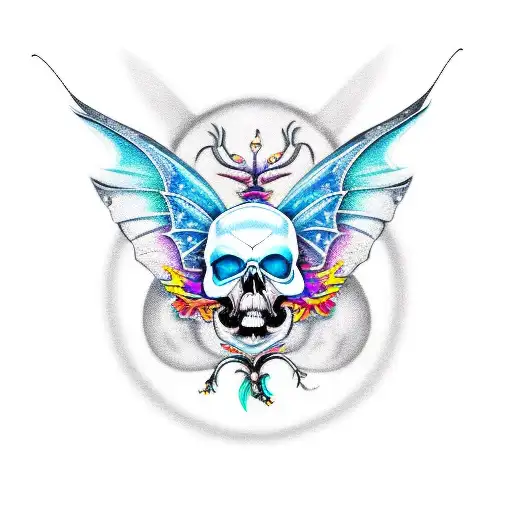 Butterfly Skull Dragon