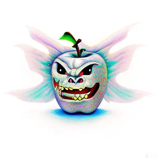 Demon Eating Apple