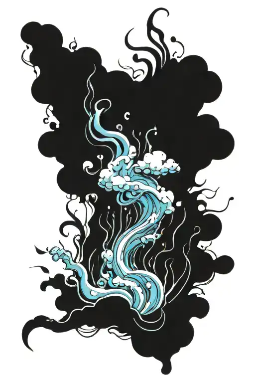Abstract Sleeve Ideas Smoke Water