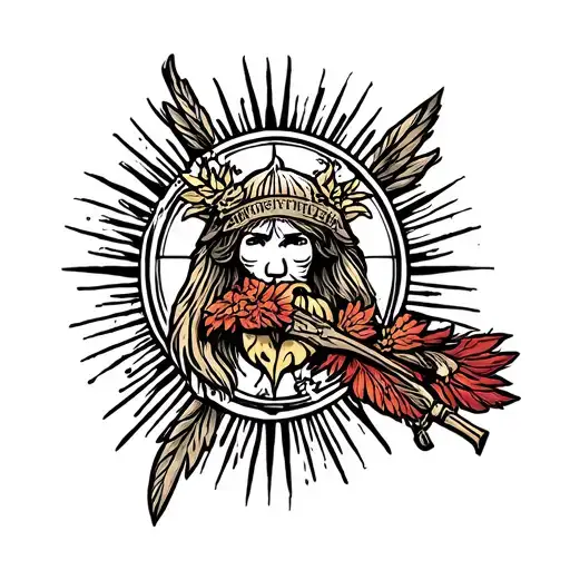 Strength & Honor Faith Integrity Family American Canadian Symbol