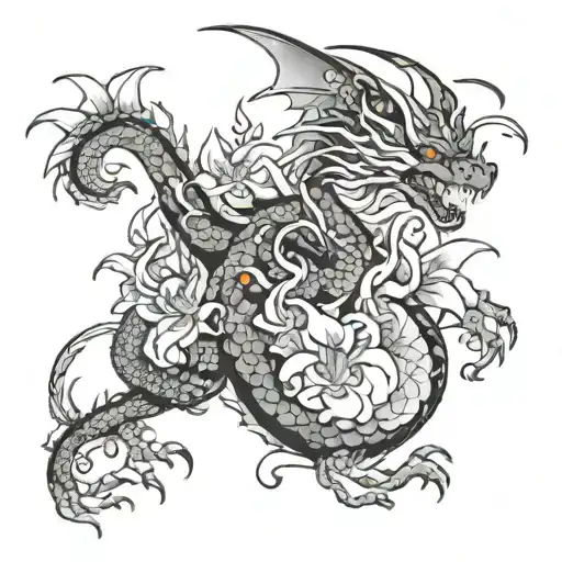 Dragon Lily And Hyaku Dragon