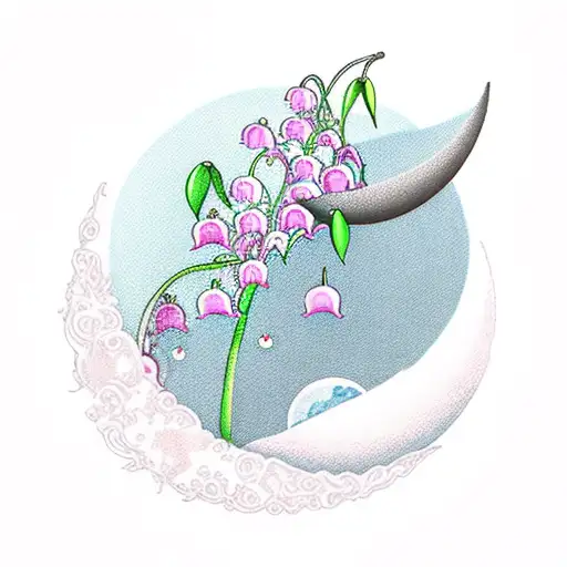 Poisonous Lily Of The Valley With Moon