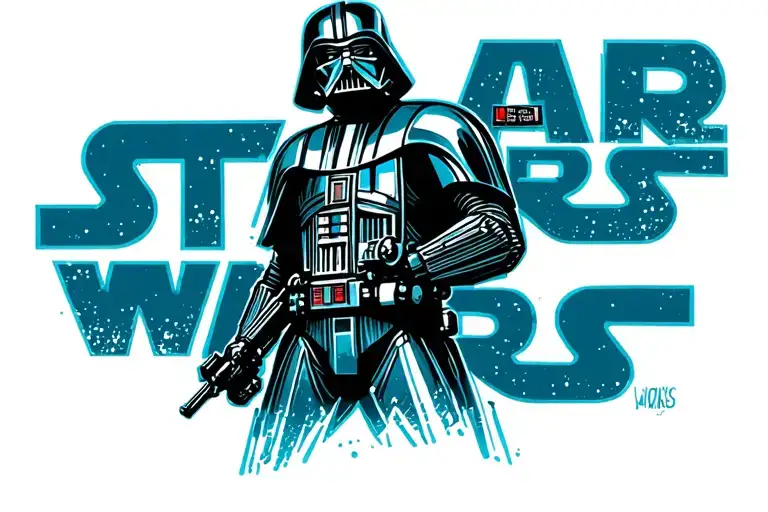 Star Wars Silhouette Outline