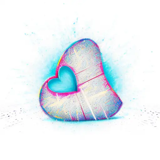 Love Heart With Writing Inside