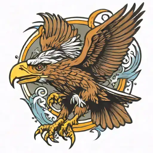 Pitbull An Eagle Soaring