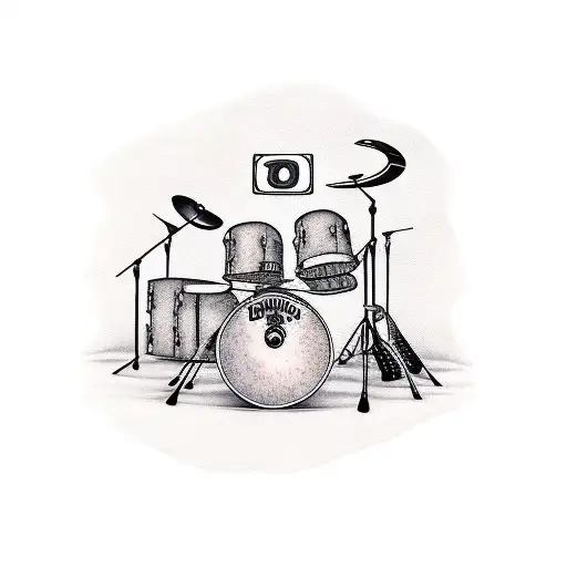 Drumset And Guitar
