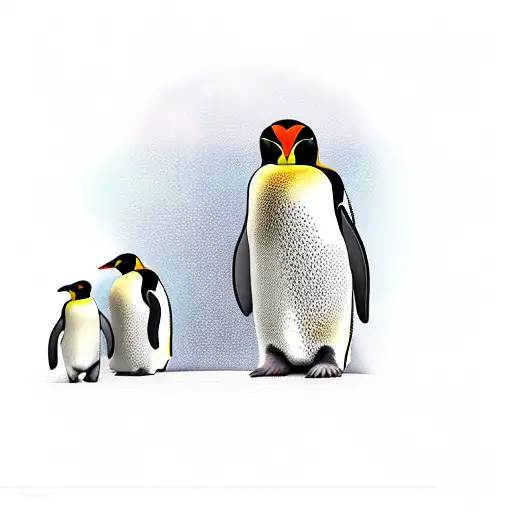 Emperor Penguin Family