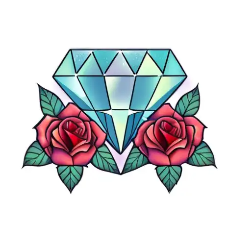 A Diamond And Roses