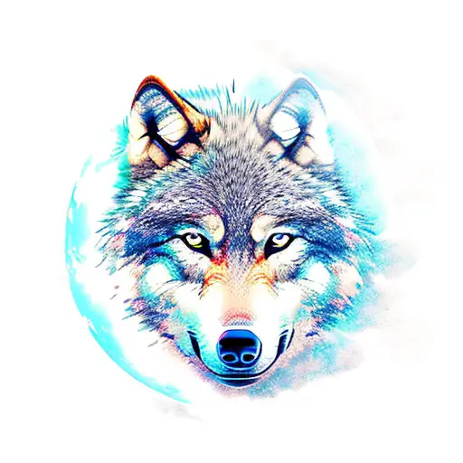 Wolf And Planet Earth