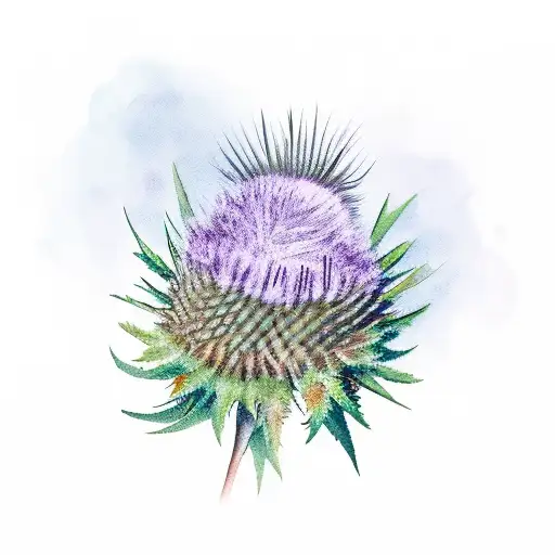 Scottish Thistles Mum & Dad