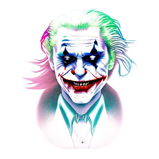 Joker Whit Dreads Hair