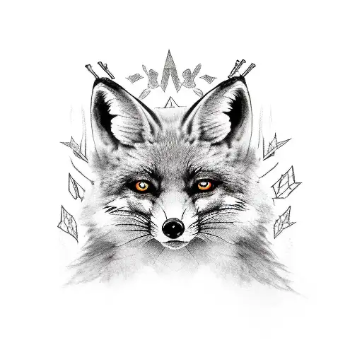 Gothic Fox-girl Holding A Dslr Camera