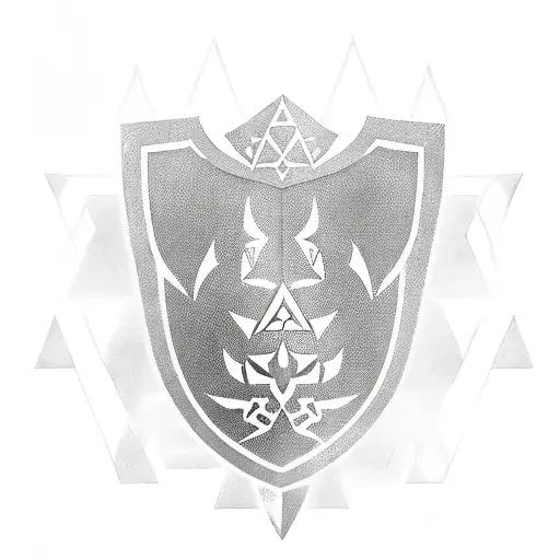 Hylian Shield And Master Sword With A Twist Inspired By Midna's True Form