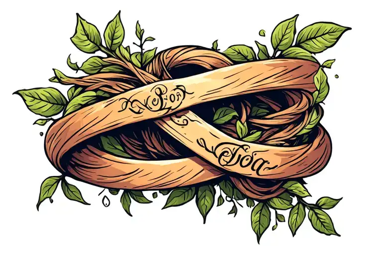 Nature Style Cross With Vines Wrapped