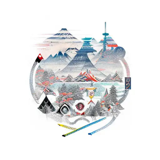 Nordic And Japanese Mixed Sleeve