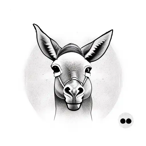 Old School Female Donkey