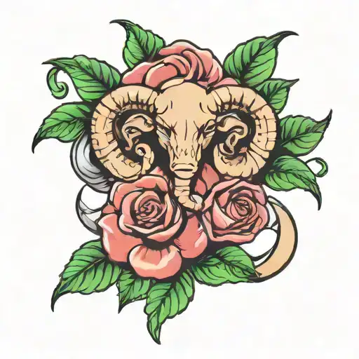 Couples Tattoos With Astorlogical Signs Aries And Cancer