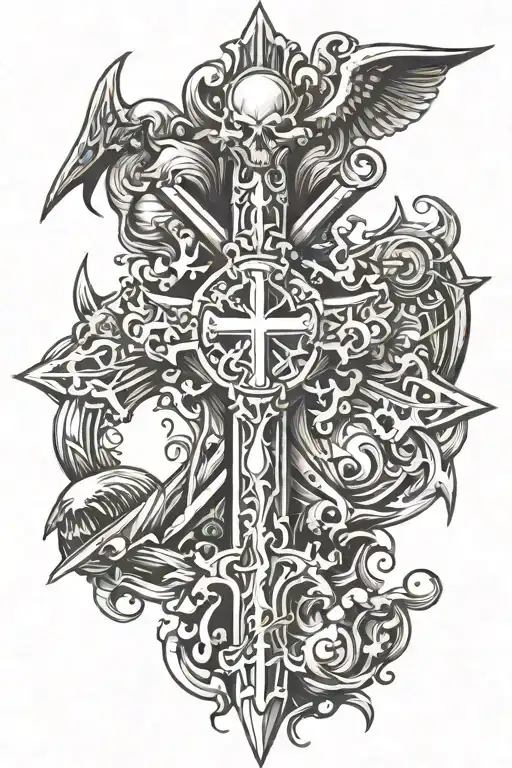 Cross And Good Vs Evil Fights