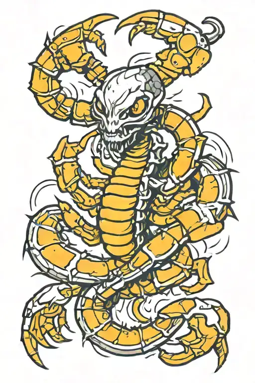 Scorpion With Army Badge