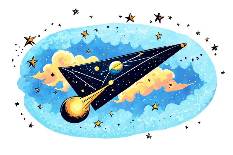 Big Dipper Constalations Evening Sky Line