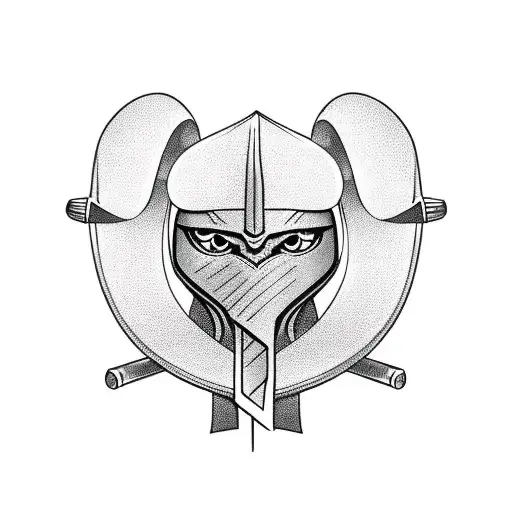 Small Odin With Hood Over His Head Coving His One Eye