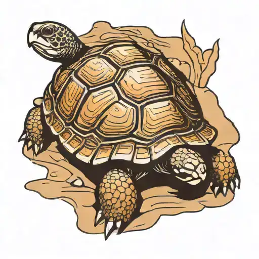 Turtle In The Desert