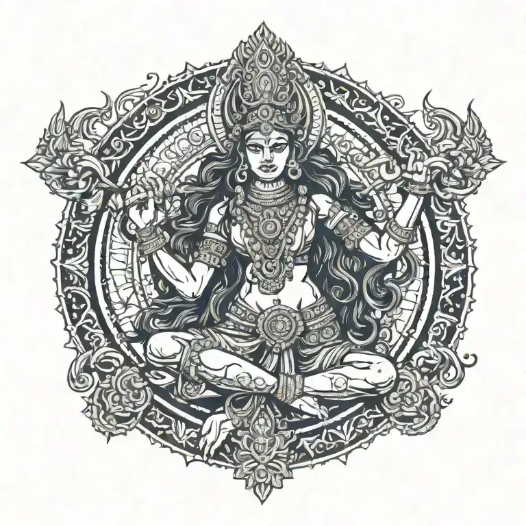 Kali Hindu Goddess Sexy Fit