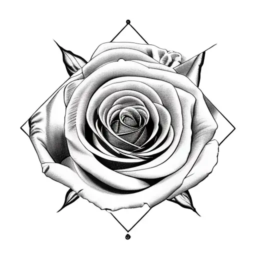 2 Black Rose Hot Pink Highlights Clock Name Alice