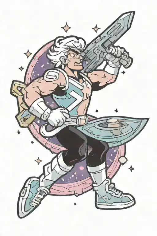 Steven Universe And Galaxy Background